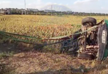 Возле Тирасполя машина улетела в кювет машина