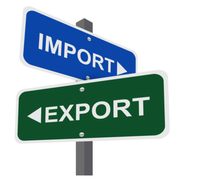 экспорт внешнеторговый оборот, объёмы внешнеэкономической деятельности, Евросоюз, Россия, импорт, экспорт