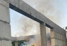 В Тирасполе дети подожгли недостроеное здание Тирасполе пожар