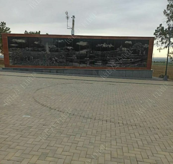 Кицканском территорию плацдарме тротуарной милиционеры