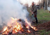 В Приднестровье горят костры из опавшей листвы опавшей листвы