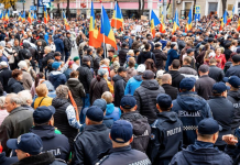 Воскресный митинг в центре Кишинева прошёл бурно в Кишинёве митинг