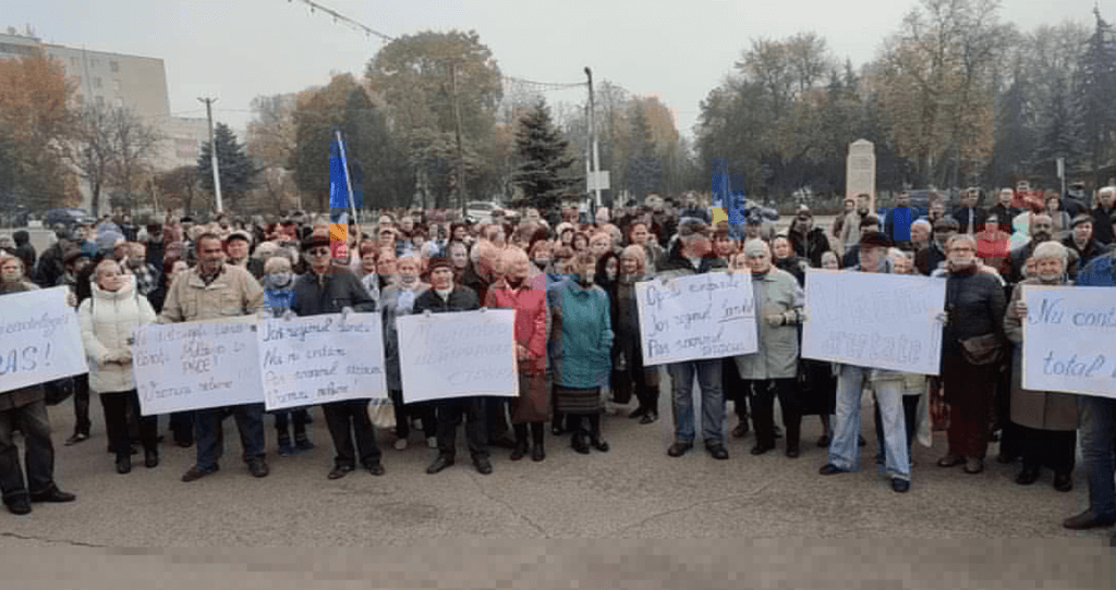 в Молдове, волна митингов, протесты