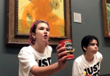 Экоактивистки залили томатным супом картину Ван Гога картина акт экоактивистки движения Ван Гог