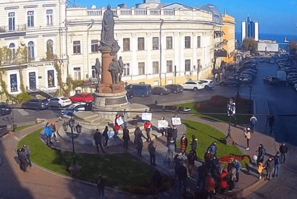 судьба памятник Екатерине II в Одессе