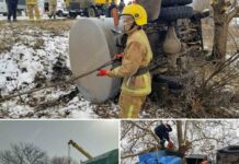Под Тирасполем бензовоз вылетел с трассы и опрокинулся ДТП, бензовоз, клеверный мост