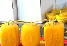 Арбуз в форме золотых слитков за 65$ арбуз в форме золотых слитков