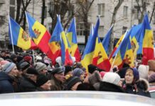 В Кишиневе проходит антиправительственный митинг митинг в Кишиневе, оппозиция
