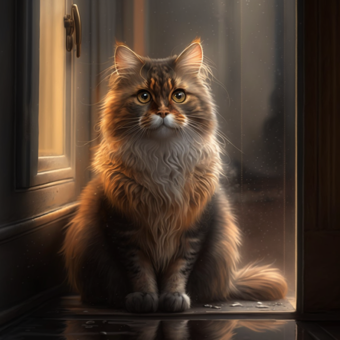 девять жизней у кошки. LikTv изображение сгенерировано ИИ