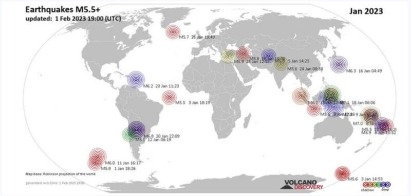 Январь 2023 года стал богат на мощные землетрясения. Фото с сайта kp.ru