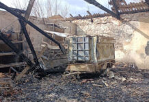 Пожар в Суклее: сгорели мебельные склады Склады, пожар, Суклее