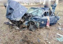 Машина слетела с моста: ДТП в Рыбнице Машина слетала с моста, ДТП