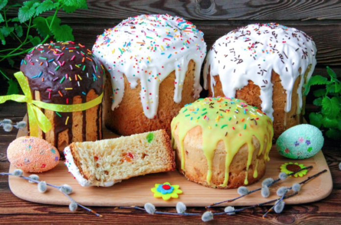 кулич кулич, пасхальный, пасха