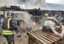 В Бендерах возникла угроза взрыва в бендерах загорелся бокс автомастерской, угроза взрыва