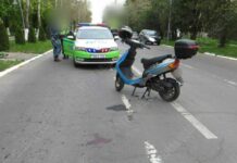 Шлем спас водителя мопеда дтп мопед. Фото пресс-центр УГАИ МВД ПМР