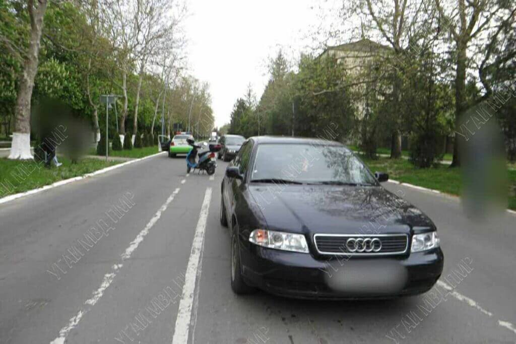 дтп мопед1. Фото пресс-центр УГАИ МВД ПМР