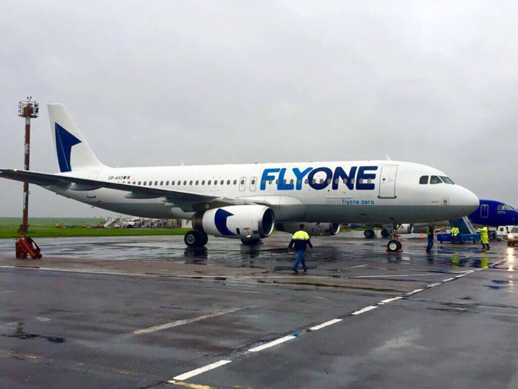 FlyOne, авиасообщение, Кишинев, Тбилиси