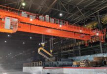 На ММЗ запущен в работу современный электромостовой кран ММЗ, электромостовой кран