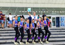 Рыбницкие гимнастки завоевали бронзу на Балканских играх Рыбницкие гимнастки, Балканские игры