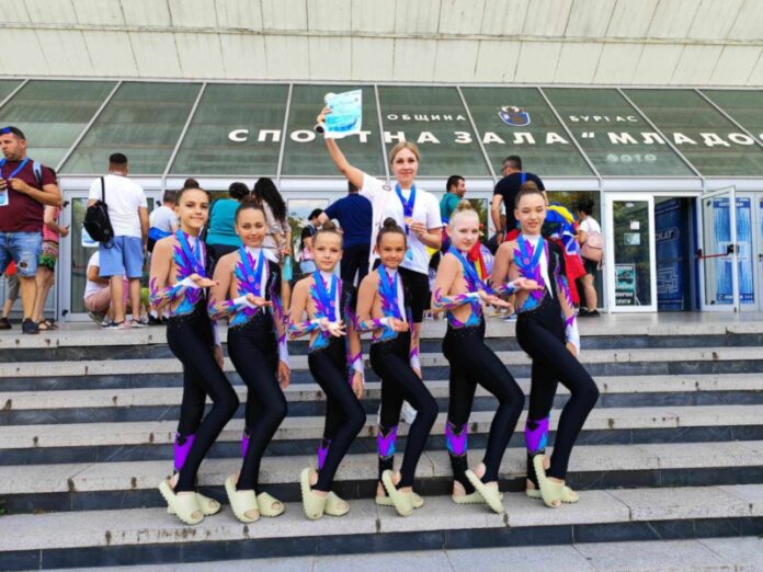 Рыбницкие гимнастки завоевали бронзу Рыбницкие гимнастки, Балканские игры