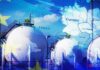 Европа заполнила свои газовые хранилища на 85% газовые хранилища, Европа