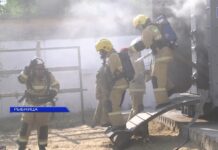 В Рыбнице появился огневой симулятор для спасателей и пожарных северных районов Приднестровья огневой симулятор, учебно-тренировочный комплекс, Рыбница, спасатели