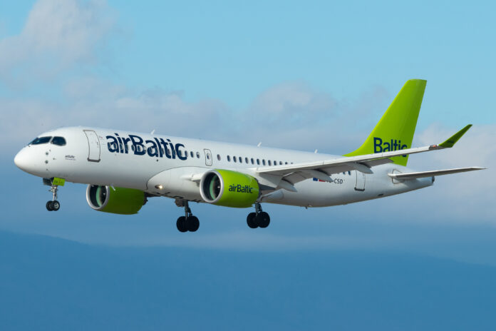 Air Baltic, рейс, Кишинев. Рига, авиакомпания