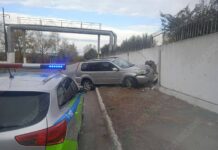 Мокрая дорога и сильно изношенные шины привели к ДТП в Рыбнице ДТП, иномарка, шины