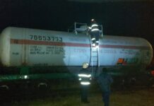 Утечка газа из поезда, следовавшего из Украины через Молдову сжиженный газ, Молдова, Украина, транзит