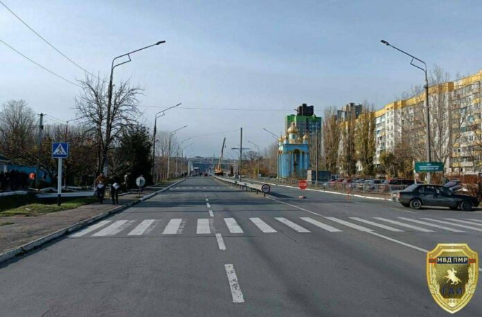 Перекрыто движение по мосту Рыбница-Резина КПП "Мост Рыбница-Резина", движение