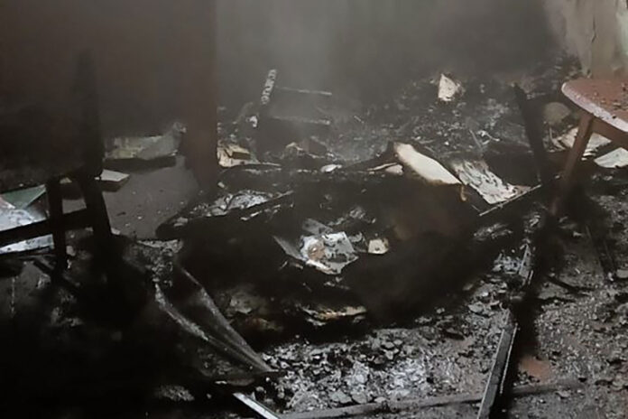 пожар пожар, школа-интернат