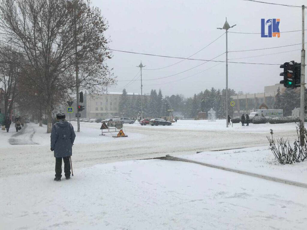 снегопад, Рыбница