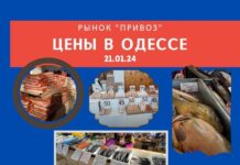 Обзор цен на Привозе города Одесса от 21 января 2024 года