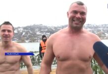 Крещенские купания-2024. Рыбница крещенские купания, купель, Набережная