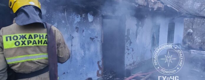 Пожар в Белочах. Фото ГУпЧС