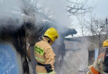 В селе Плоть загорелся дом