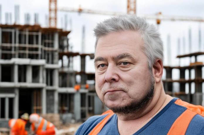 Стройка в Израиле. Фото вымышленное ИИkandinsky-