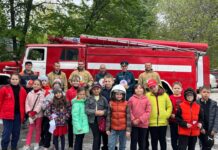 Экскурсия в пожарную часть: увлекательное приключение для маленьких рыбничан экскурсия, школьники, пожарная часть