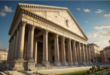 Древнеримский бетон крепче современного Древнеримский бетон. Фото ИИ kandinsky