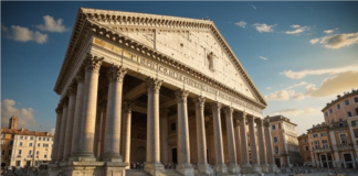 Древнеримский бетон крепче современного Древнеримский бетон. Фото ИИ kandinsky