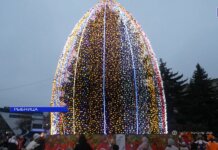 Открытие ёлки 2024 в Рыбнице ёлка, Новый год, праздник, городская площадь, открытие ёлки