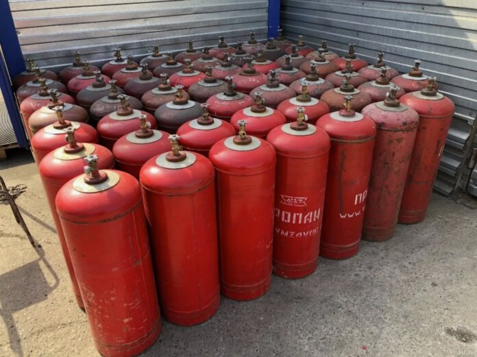 газ, газовые балоны