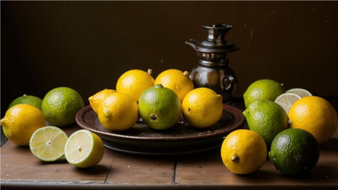 Лимон и Лайм. Фото ИИ kandinsky