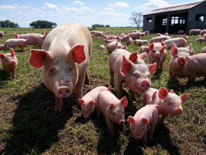 Свинья, свиньи, африканская чума. Фото ИИ