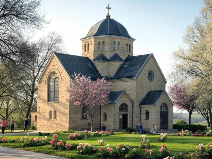 Календарь церковных праздников. Апрель. Фото ИИ