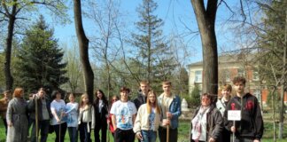 В Рыбнице заложили Сад памяти волонтеры Победы, студенты ПГУ, сад, озеленение, 80 лет Победы