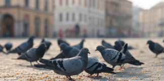 Штраф за кормление голубей