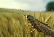 В атаку идут полчища! Как уберечь урожай от саранчи Саранча. Фото ИИ kandinsky