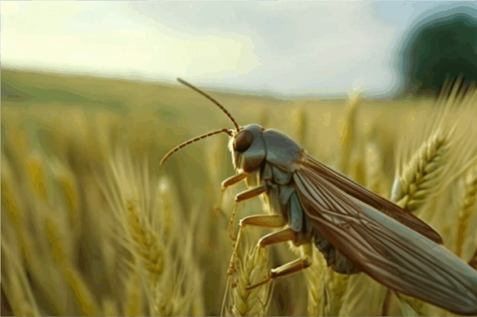 Саранча. Фото ИИ kandinsky Саранча. Фото ИИ kandinsky