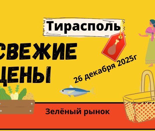Обзор цен на «Зелёном рынке Тирасполя от 26 декабря 2025 года Свежие цены декабрь 2025